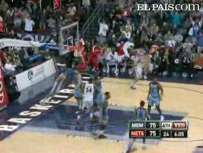 New Jersey 93 - Memphis 88 <strong><a href="http://www.elpais.com/buscar/nba/videos">Vídeos de la NBA</a></strong>