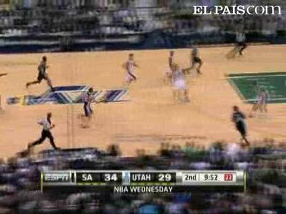 Jazz 105 - Spurs 112 <strong><a href="http://www.elpais.com/buscar/nba/videos">Vídeos de la NBA</a></strong>