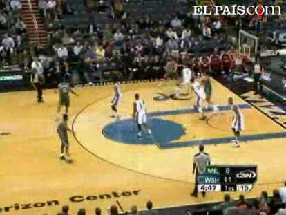 Milwaukee 85-100 Washington <strong><a href="http://www.elpais.com/buscar/nba/videos">Vídeos de la NBA</a></strong>