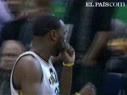JAZZ 119 - TIMBERWOLVES 104 <strong><a href="http://www.elpais.com/buscar/nba/videos">Vídeos de la NBA</a></strong>