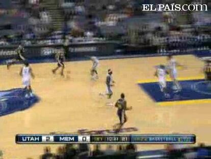 Memphis gana a Utah (103-85) y se afianza en puestos de 'playoffs'. <strong><a href="http://www.elpais.com/buscar/nba/videos">Vídeos de la NBA</a></strong>