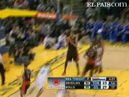 Warriors 138 - 100 Raptors <strong><a href="http://www.elpais.com/buscar/nba/videos">Vídeos de la NBA</a></strong>