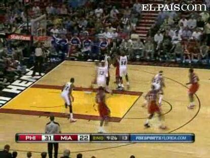 Heat 111-99 Sixers <strong><a href="http://www.elpais.com/buscar/nba/videos">Vídeos de la NBA</a></strong>