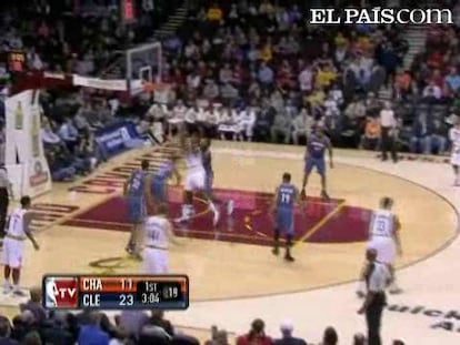 A Ramon Sessions le bastaron 21 minutos para liderar con 18 puntos el triunfo de los Cavaliers sobre los Bobcats. <strong><a href="http://www.elpais.com/buscar/nba/videos">Vídeos de la NBA</a></strong> 