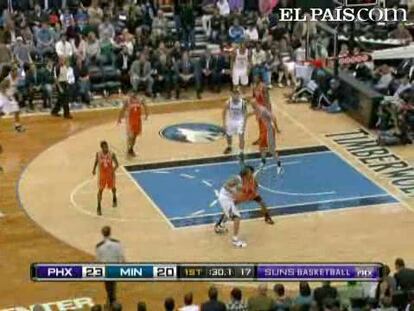 Phoenix gana en Minesotta (98-108) aunque ninguno tiene opciones de llegar a los 'playoffs'. <strong><a href="http://www.elpais.com/buscar/nba/videos">Vídeos de la NBA</a></strong>