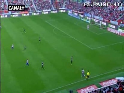 El equipo gijonés sorprende con un furioso arranque a un inocente Granada. <strong><a href="http://elpais-com.zproxy.org/buscar/liga-bbva/videos">Vídeos de la Liga BBVA</a></strong> 