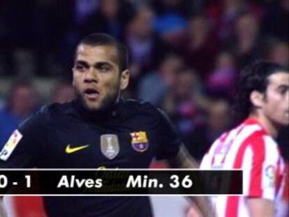 Atlético, 1 - Barcelona, 2
