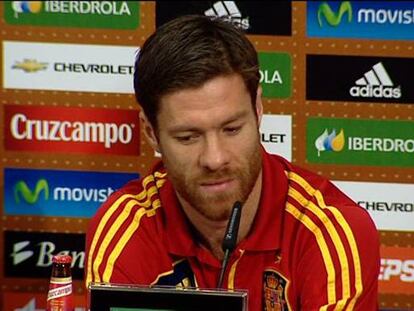Xabi Alonso: “Nuestros pensamientos estarán puestos en él"