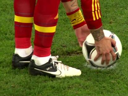 Sergio Ramos imita a Panenka