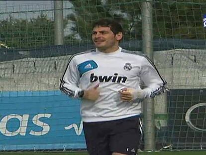 Casillas vuelve a entrenarse