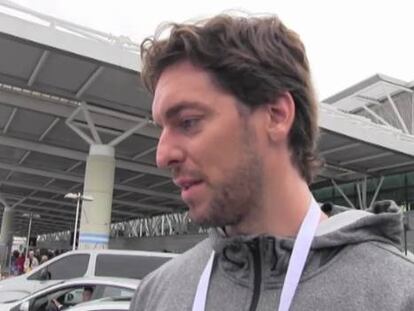 Gasol llega a Buenos Aires “con mucha ilusión” por Madrid 2020