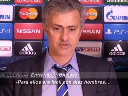 Mourinho, tras el partido.
