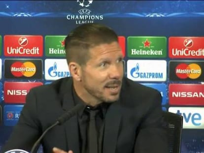 Simeone: “No jugamos bien, pero nos dejamos el alma en el campo”