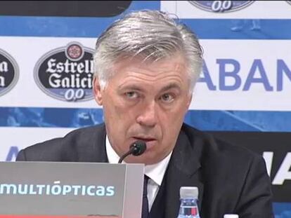 Rueda de prensa de Ancelotti tras el partido contra el Celta.