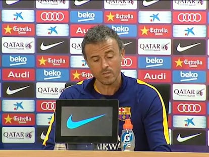 Luis Enrique: “Es patético pitar a un jugador de la selección”