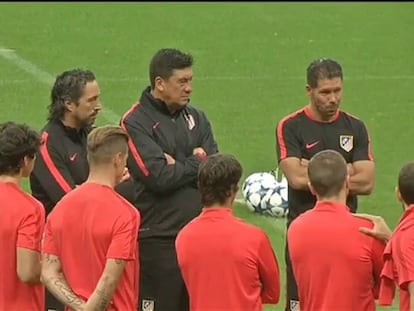 Simeone: “Me parece exagerado que nos den como favoritos”