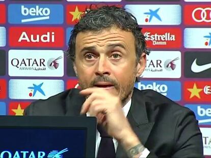 Luis Enrique: “Me voy encantado”