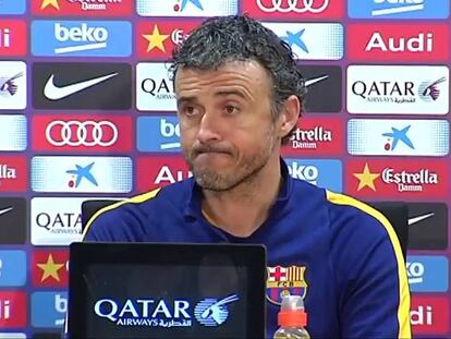 Luis Enrique: “Neymar está perfecto”