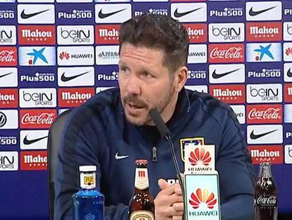 Simeone: “Que Jackson no siga es un fracaso mío”