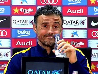 Luis Enrique, en la ciudad deportiva del Barcelona