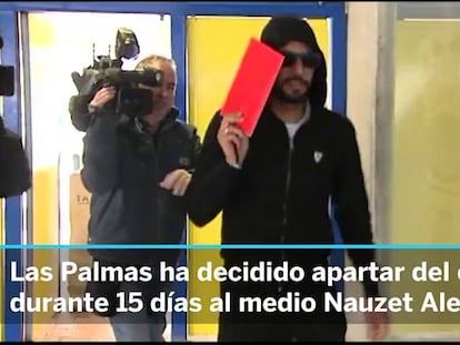 Las Palmas aparta del equipo a Nauzet tras su altercado en la discoteca