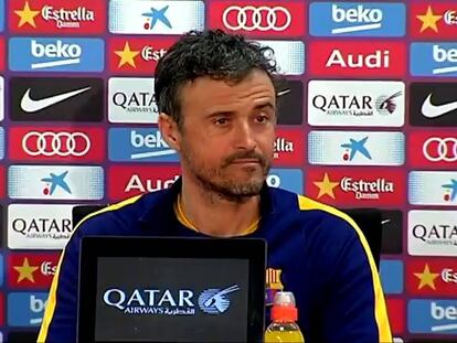 Luis Enrique: “El Periscope de Piqué me parece maravilloso”