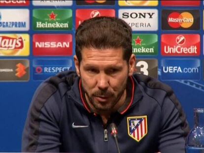 Simeone: “Creo mucho en mi equipo”