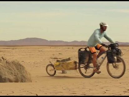 El asturiano solitario que cruzó el Atacama en bici