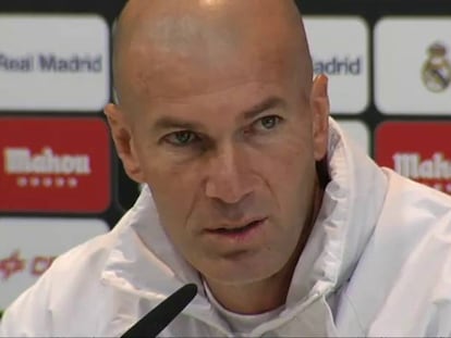 Zidane: “El año pasado estaba más estresado”