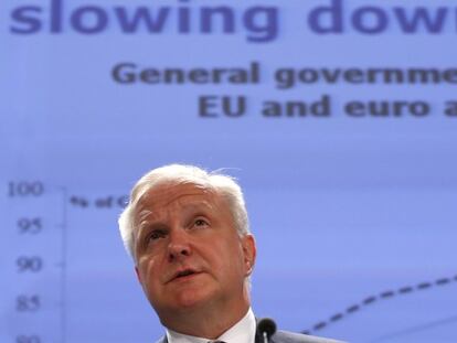 La Comisión Europea empeora la previsión económica de Rajoy para 2013