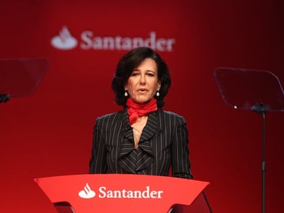 Ana Botín preside nesta segunda-feira sua primeira reunião do Santander.