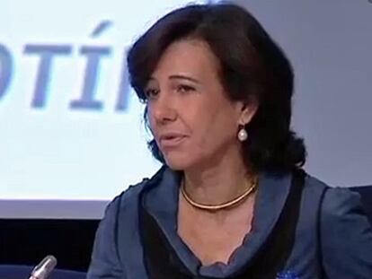 Ana Botín, sobre Podemos: “El objetivo de todos es reactivar el crecimiento”