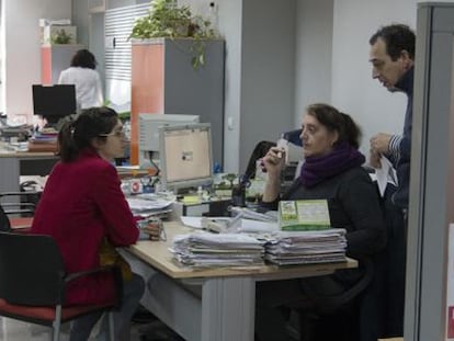 Oficina de empleo de Sevilla.