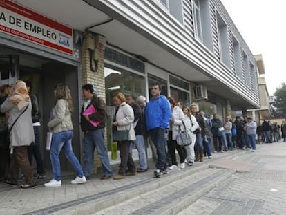 Oficina de empleo de Vallecas.