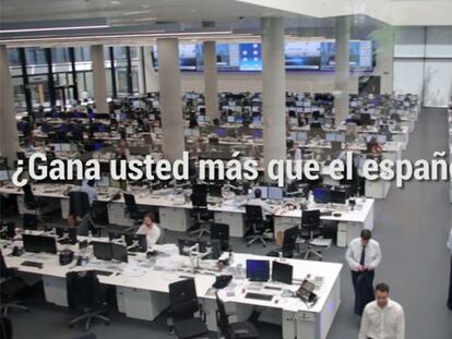 El sueldo más habitual en España asciende a 15.500 euros brutos al año