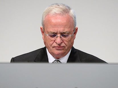 El ya expresidente de Volkswagen, Winterkorn