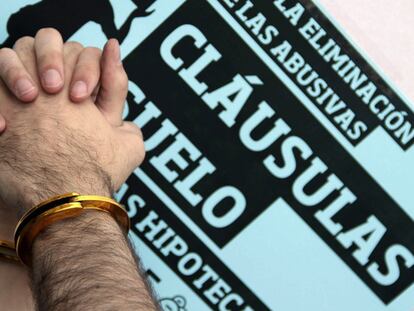 Cartel de las claúsulas suelo