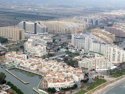 El complejo turístico Marina d'Or, en Oropesa del Mar (Castellón).