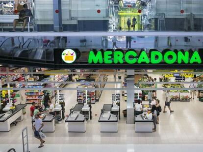 Un supermercado de Mercadona de Barcelona.