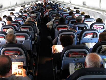 Airbus patenta bancos de avión para pasajeros con sobrepeso y familias con niños