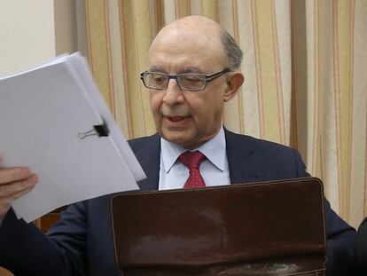 Comparecencia del ministro de Hacienda, Cristóbal Montoro.