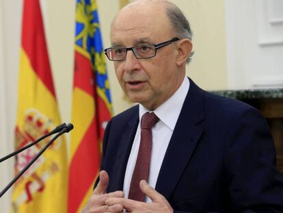 El ministro de Hacienda en funciones, Cristóbal Montoro.