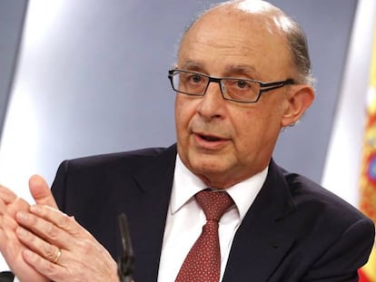 El ministro de Hacienda y Administraciones Públicas, Cristóbal Montoro. Bernardo Perez