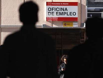Una oficina de empleo en Madrid