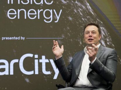Elon Musk, presidente de Tesla, en 2015.