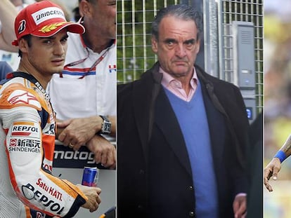 Lista de morosos 2016 Dani Pedrosa, Mario Conde y Dani Alves AP/ EP/GETTY