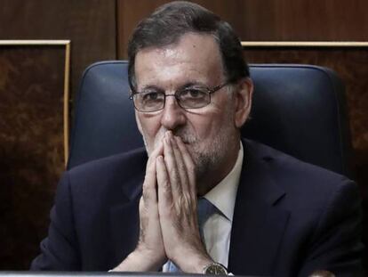 El presidente del Gobierno en funciones, Mariano Rajoy.