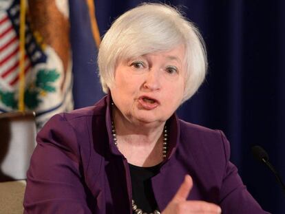 La presidenta de la Reserva Federal, Janet Yellen.