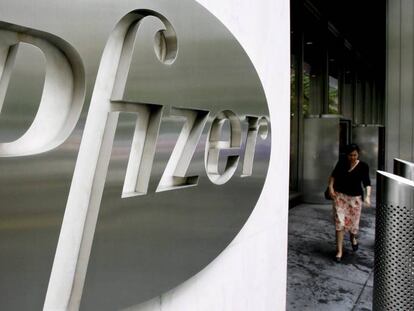 Sede de Pfizer en Nueva York.