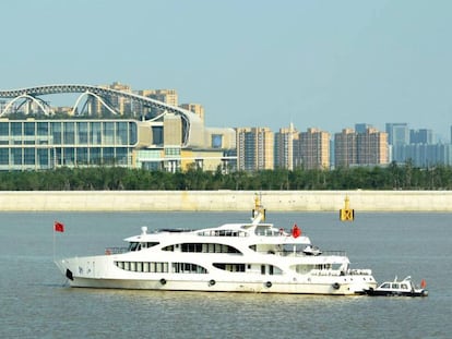 Vista del centro de convenciones en el que se celebrará la cumbre del G20, en la ciudad china de Hangzhou.